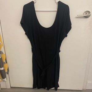 ALMOST FAMOUS - Black Romper/Jumpsuit Shorts w/ Matching Belt Size 3X